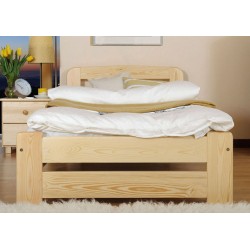 łóżko drewniane ze stelażem LIDIA sosna